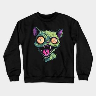 Zombie Cat Crewneck Sweatshirt